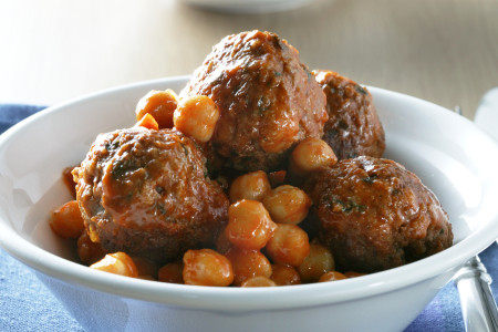 Kalfsgehaktballetjes-met-kikkererwten